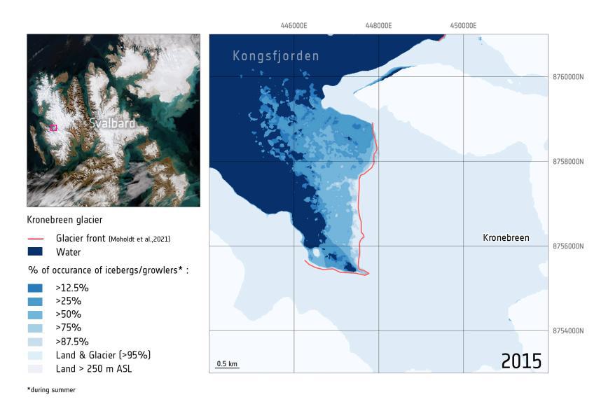 Svalbard glacier retreat analysis using SAR Sentinel-1 data, ESA website